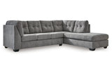 Marleton Gray 2-Piece Sectional with Chaise -  Ashley - Luna Furniture