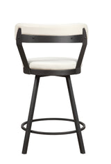 Appert White/Dark Gray Counter Chair, Set of 2 from Homelegance - Luna Furniture