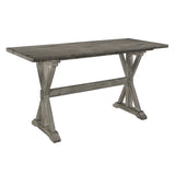 Amsonia Gray/White Counter Height Set -  Homelegance - Luna Furniture