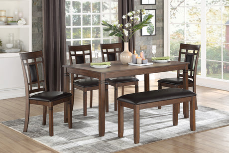 Salton Traditional Cherry 6-Piece Dining Set from Homelegance - Luna Furniture