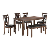 Salton Traditional Cherry 6-Piece Dining Set from Homelegance - Luna Furniture