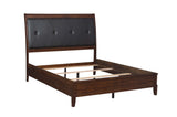 Cotterill Cherry Full Upholstered Panel Bed from Homelegance - Luna Furniture