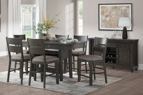 Baresford Gray Counter Height Table -  Homelegance - Luna Furniture