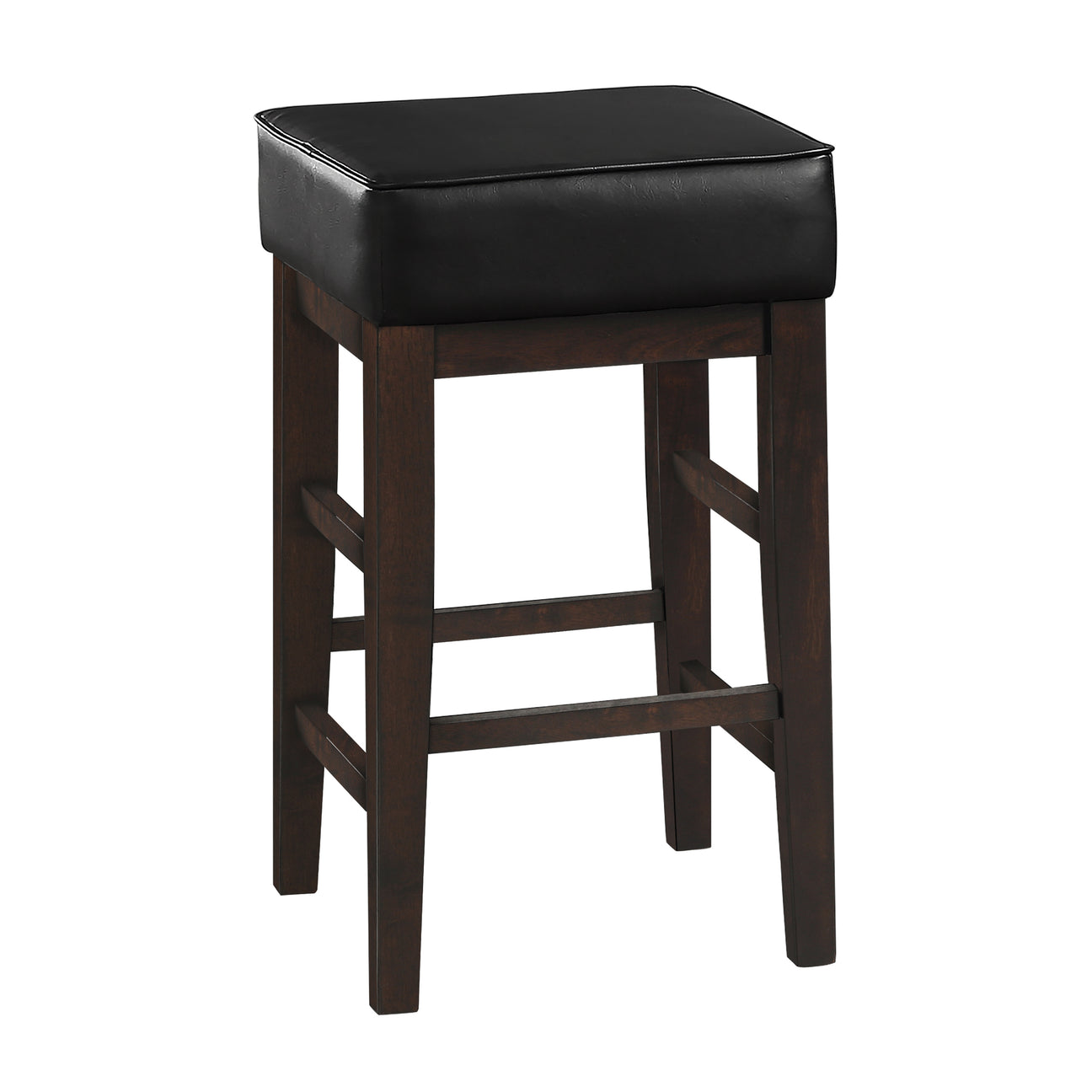 Pittsville Black/Espresso Counter Height Stool, Set of 2 from Homelegance - Luna Furniture