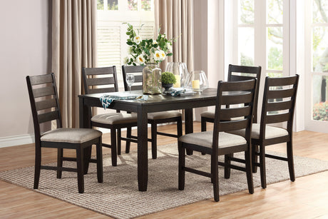 Blair Farm Brown 7-Piece Dining Set from Homelegance - Luna Furniture