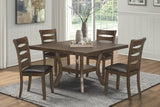 Darla Brown Extendable Dining Set from Homelegance - Luna Furniture