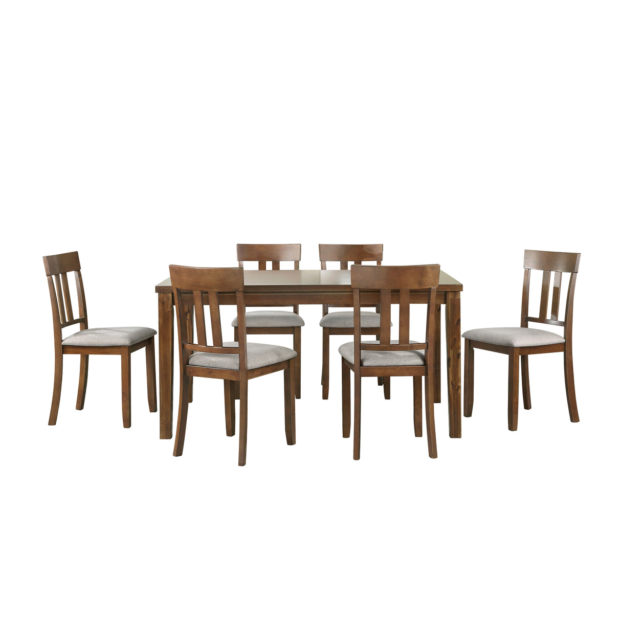 Prineville Cherry 7-Piece Pack Dinette Set from Homelegance - Luna Furniture