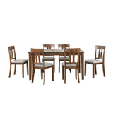 Prineville Cherry 7-Piece Pack Dinette Set from Homelegance - Luna Furniture