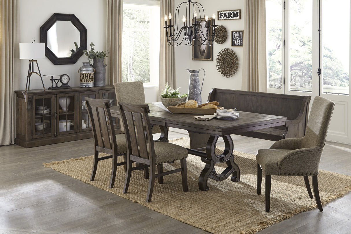 Gloversville Brown Extendable Dining Set -  - Luna Furniture