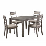 Lovell Gray 5-Piece Dining Set -  Homelegance - Luna Furniture