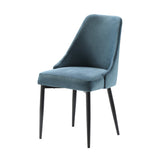 Keene Blue Velvet Side Chair, Set of 2 from Homelegance - Luna Furniture