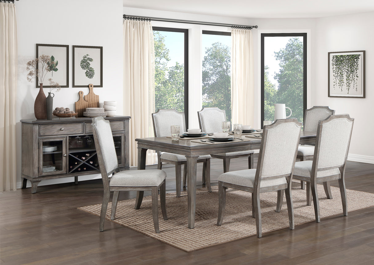 Garner Brown Gray Dining Table from Homelegance - Luna Furniture