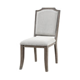 Garner Brown Gray Side Chair, Set of 2 from Homelegance - Luna Furniture