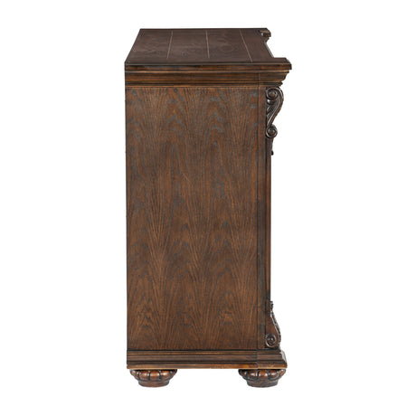 Bergen Dark Oak Server from Homelegance - Luna Furniture