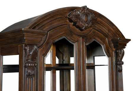 Bergen Dark Oak Curio from Homelegance - Luna Furniture