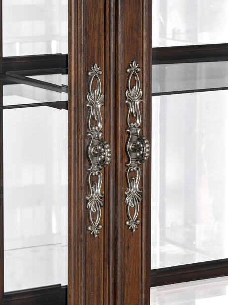 Bergen Dark Oak Curio from Homelegance - Luna Furniture