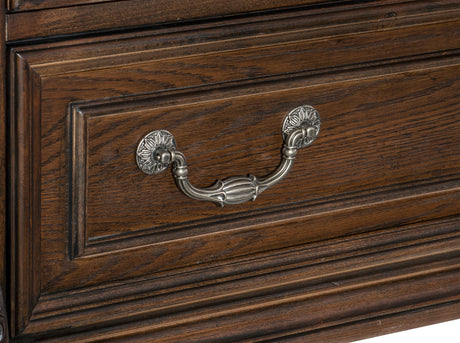 Bergen Dark Oak Curio from Homelegance - Luna Furniture