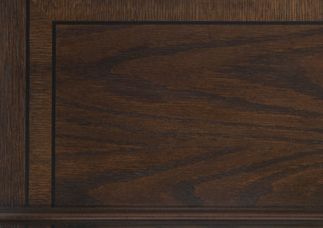 Bergen Dark Oak Curio from Homelegance - Luna Furniture