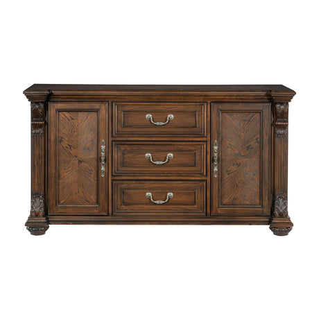 Bergen Dark Oak Buffet from Homelegance - Luna Furniture