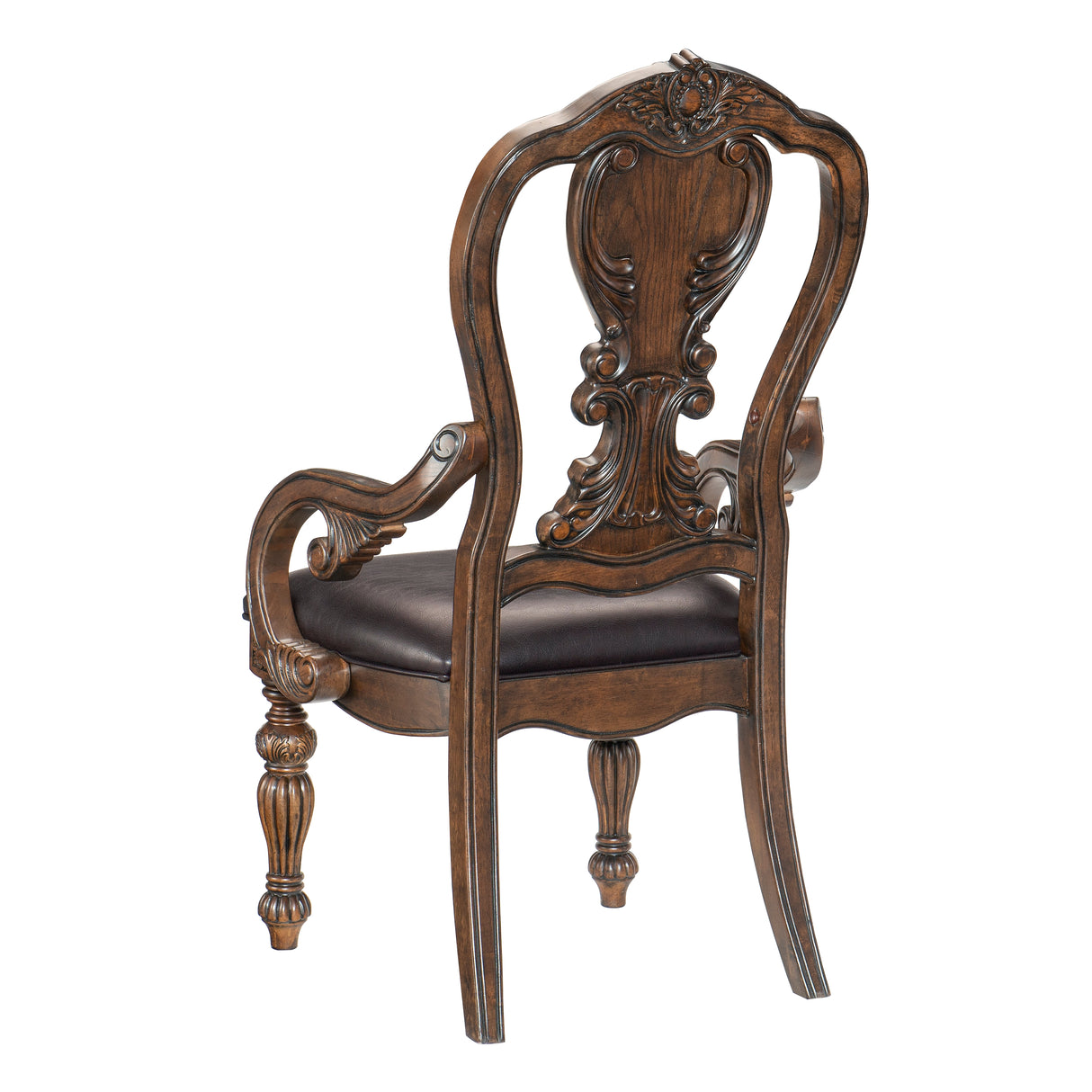 Bergen Dark Oak Arm Chair, Set of 2 from Homelegance - Luna Furniture