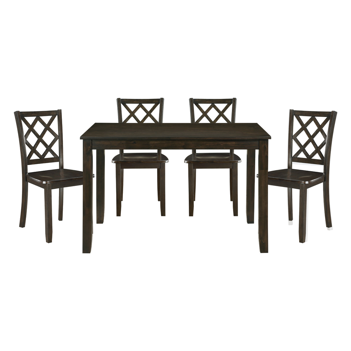 Astoria Charcoal 5-Piece Pack Dinette Set from Homelegance - Luna Furniture