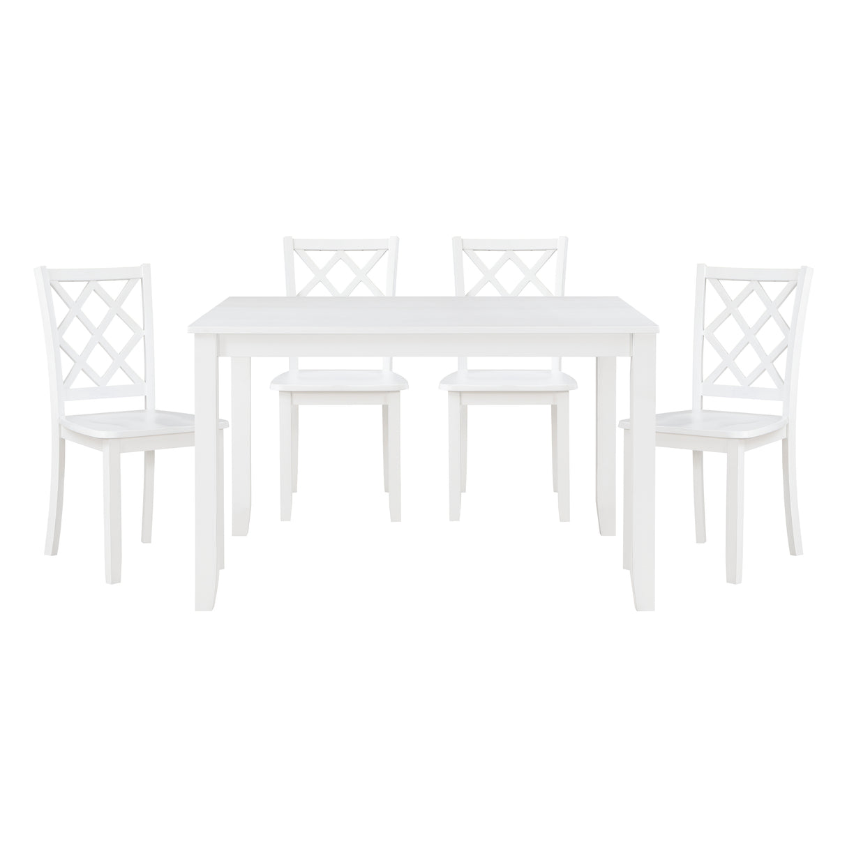 Astoria White 5-Piece Pack Dinette Set from Homelegance - Luna Furniture