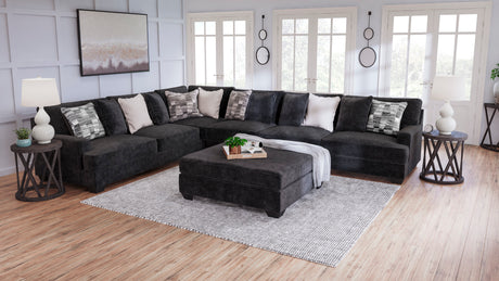 Lavernett Charcoal 4-Piece Sectional -  Ashley - Luna Furniture