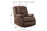 Bladewood Coffee Recliner from Ashley - Luna Furniture