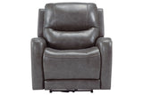 Galahad Smoke Power Recliner from Ashley - Luna Furniture