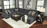 Tracling Slate RAF Sectional - Luna Furniture