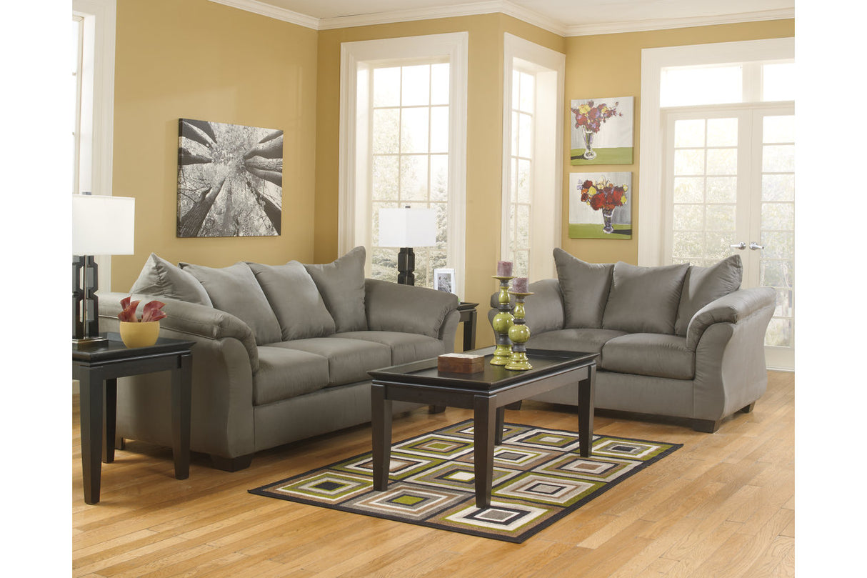 Darcy Cobblestone Loveseat -  - Luna Furniture