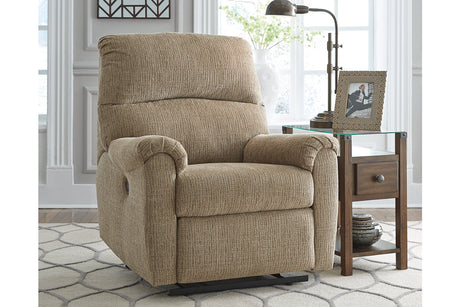 McTeer Mocha Power Recliner from Ashley - Luna Furniture