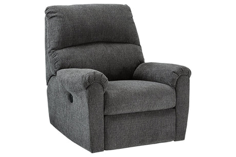 McTeer Charcoal Power Recliner -  - Luna Furniture