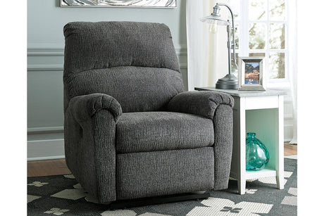 McTeer Charcoal Power Recliner -  - Luna Furniture