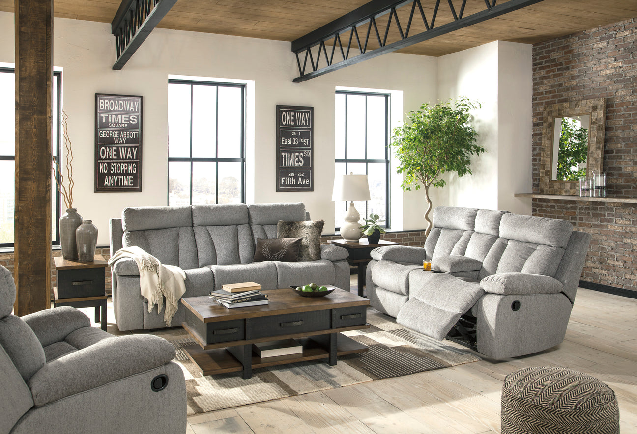 Mitchiner Fog Reclining Living Room Set from Ashley - Luna Furniture