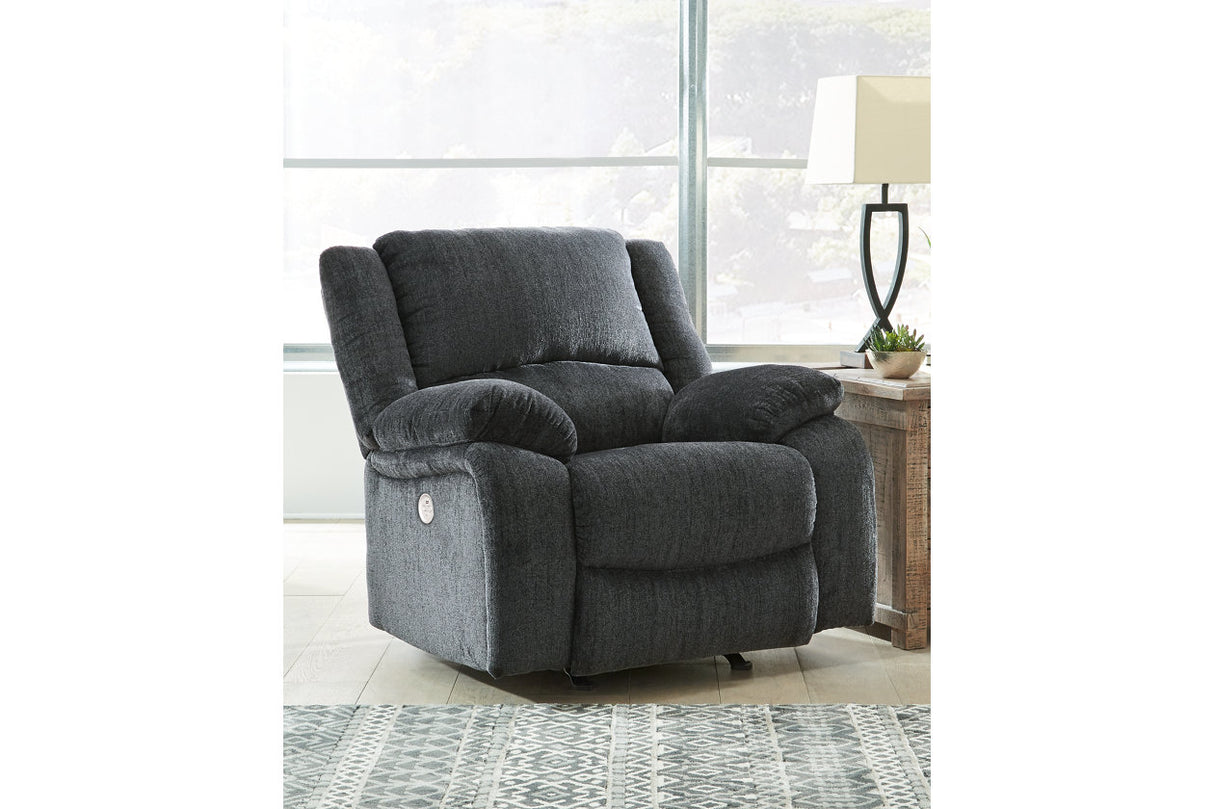 Draycoll Slate Power Recliner -  - Luna Furniture