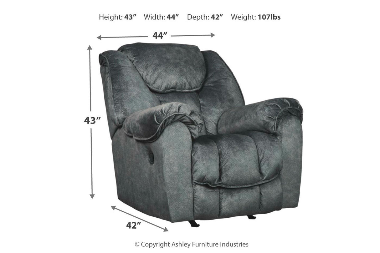 Capehorn Granite Recliner - Ashley - Luna Furniture