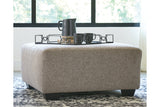 Ballinasloe Platinum Oversized Ottoman -  - Luna Furniture