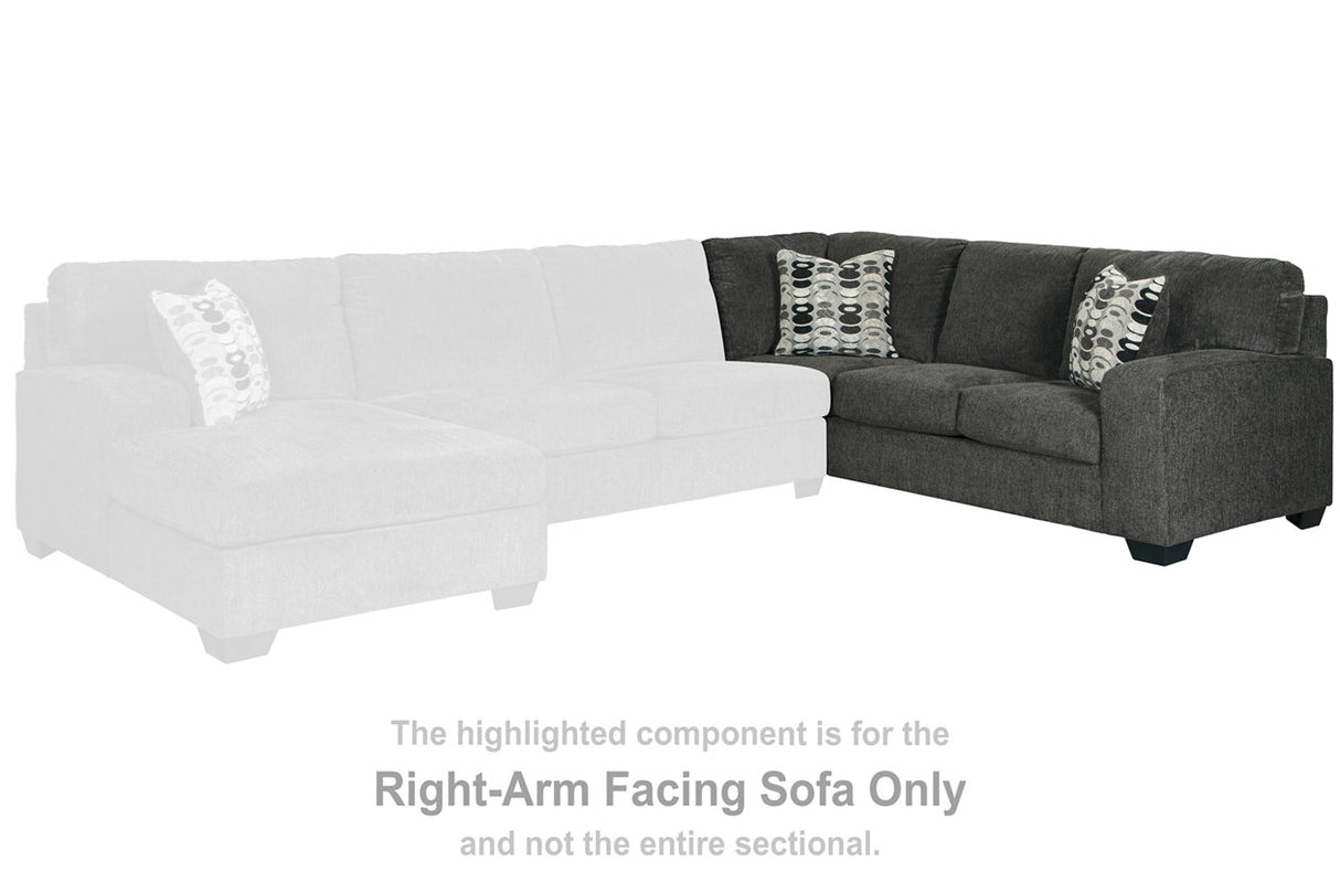 Ballinasloe Smoke Right-Arm Facing Sofa - Ashley - Luna Furniture