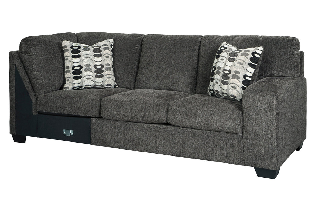 Ballinasloe Smoke Right-Arm Facing Sofa - Ashley - Luna Furniture