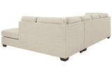 Falkirk Parchment 2-Piece RAF Chaise Sectional -  Ashley - Luna Furniture