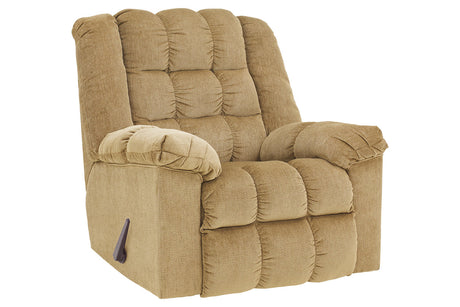 Ludden Sand Recliner - Ashley - Luna Furniture