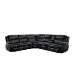 Bastrop Black Reclining Sectional from Homelegance - Luna Furniture