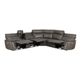 8259RFDB*6SCPWH (6)6-Piece Modular Power Reclining Sectional with Power Headrests - Luna Furniture