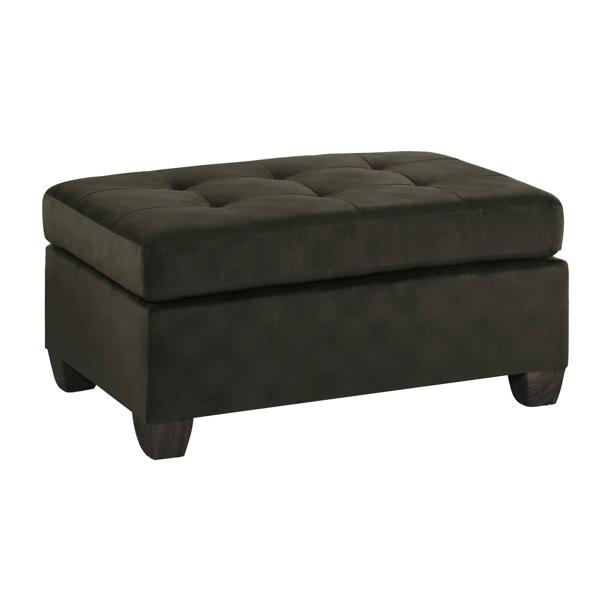 Emilio Chocolate Ottoman from Homelegance - Luna Furniture