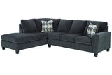 Abinger Smoke LAF Sleeper Sectional -  - Luna Furniture