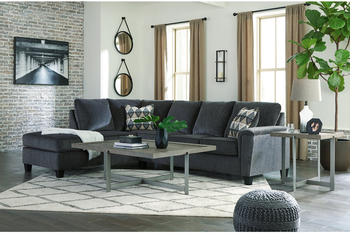 Abinger Smoke LAF Sleeper Sectional -  - Luna Furniture