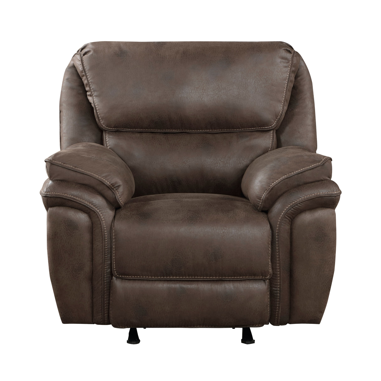 Proctor Brown Microfiber Rocker Reclining Chair from Homelegance - Luna Furniture