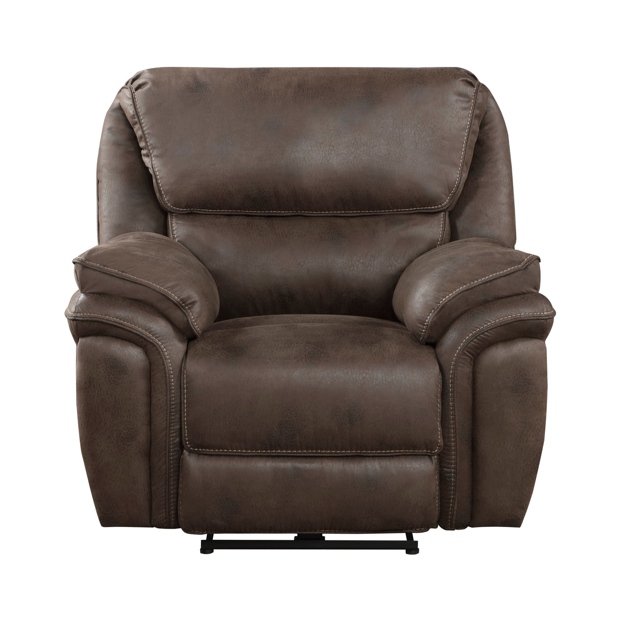 Proctor Brown Microfiber Power Reclining Chair from Homelegance - Luna Furniture