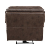 Proctor Brown Microfiber Power Reclining Chair from Homelegance - Luna Furniture